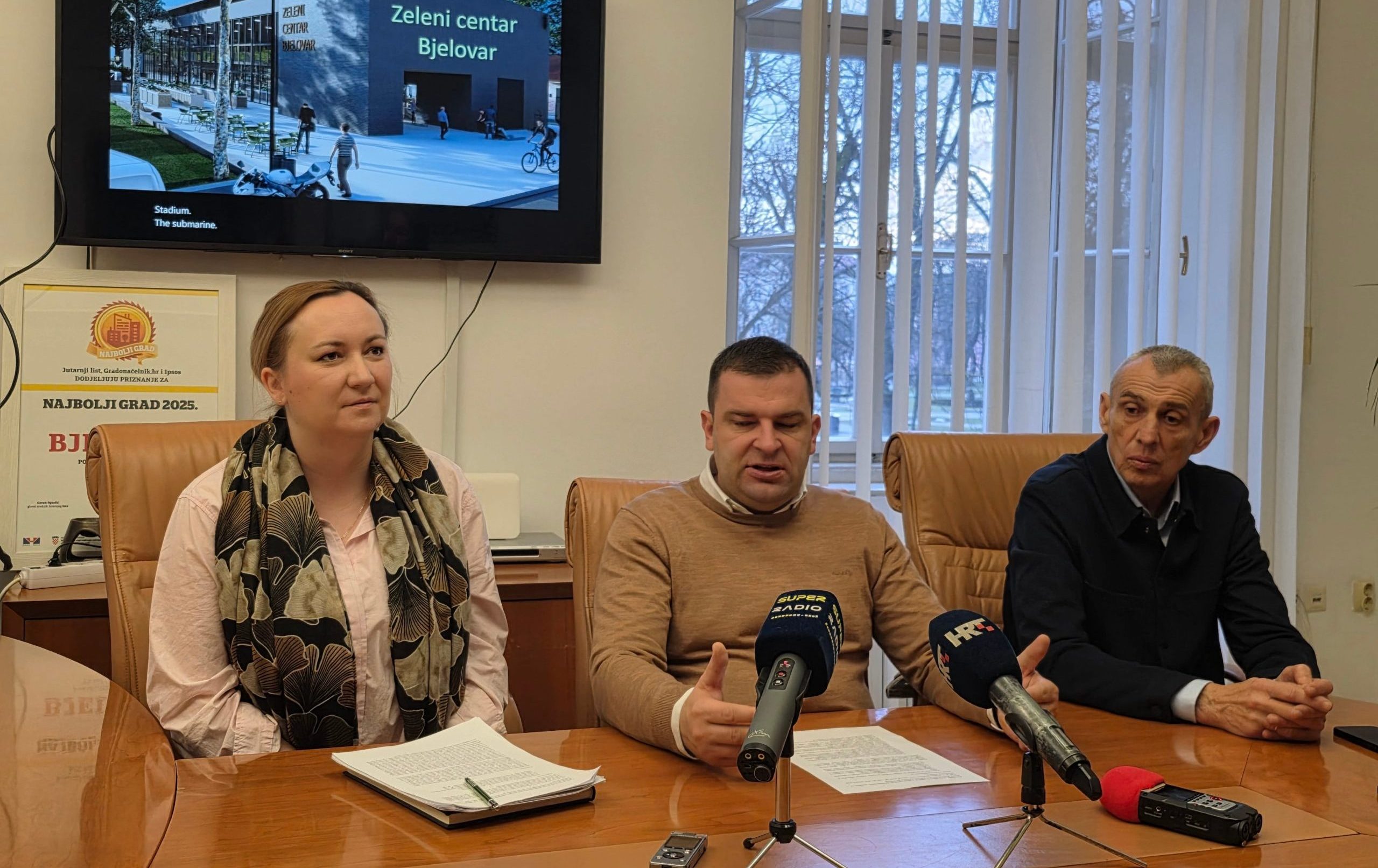 naslovna fotografija medijske objave o projektu Zeleni centar Bjelovar